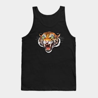 Rowdy Tiger Head Tank Top